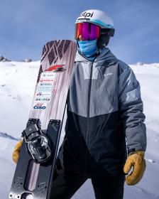 KILPI KILLYAN-M Čierna pánska lyžiarska bunda