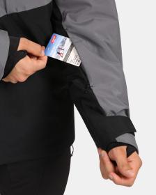 KILPI KILLYAN-M Čierna pánska lyžiarska bunda