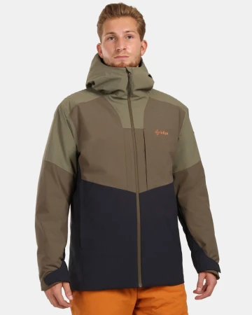 KILPI KILLYAN-M Khaki pánská lyžařská bunda