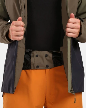 KILPI KILLYAN-M Khaki pánská lyžařská bunda