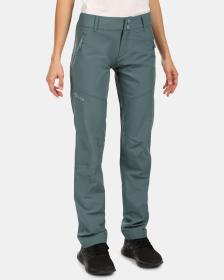 KILPI LAGO-W Tmavě zelené dámské outdoorové kalhoty KILPI LAGO-W Tmavě zelené dámské outdoorové kalhoty