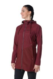Kilpi LASIKA-W Tmavě červená dámský softshell kabát