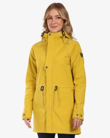 KILPI LASIKA-W Zlatý dámský softshellový kabát