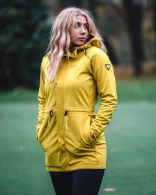 KILPI LASIKA-W Zlatý dámsky softshellový kabát