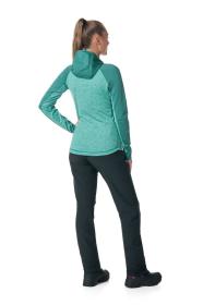 KILPI LAYANA-W Tmavě červená dámská mikina