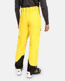 KILPI LAZZARO-M Žluté pánské membránové kalhoty