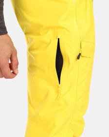 KILPI LAZZARO-M Žluté pánské membránové kalhoty