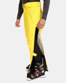 KILPI LAZZARO-M Žluté pánské membránové kalhoty