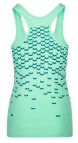Kilpi LEAVES-W tyrkysové dámské bavlněné tílko