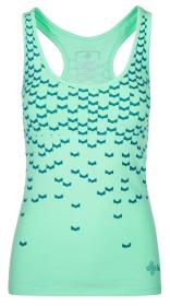 Kilpi LEAVES-W tyrkysové dámské bavlněné tílko Kilpi LEAVES-W tyrkysové dámské bavlněné tílko