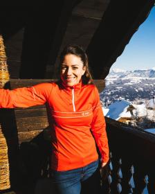 KILPI LEEMA-W Červený funkční dámský rolák