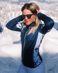 KILPI LEEMA-W Tmavě modrý funkční dámský rolák