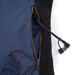 Kilpi LENA-W Bílá dámská lyžařská bunda s vyhříváním