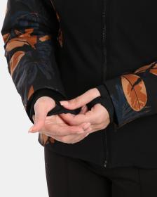 KILPI LENA-W Hnědá dámská lyžařská bunda s integrovaným vyhříváním