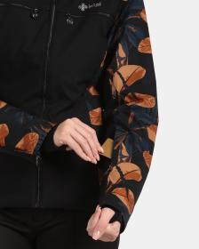 KILPI LENA-W Hnědá dámská lyžařská bunda s integrovaným vyhříváním