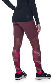 Kilpi LIGANO-W tmavě červené dámské legíny