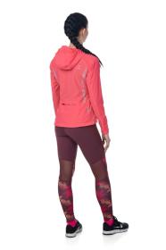 Kilpi LIGANO-W tmavě červené dámské legíny