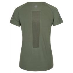 Kilpi LIMED-W khaki dámské funkční tričko POUZE 38 (VÝPRODEJ)