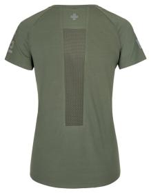 Kilpi LIMED-W khaki dámské funkční tričko POUZE 38 (VÝPRODEJ)