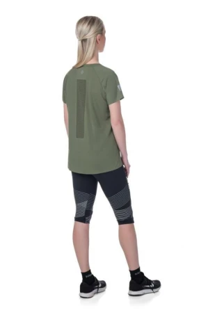 Kilpi LIMED-W khaki dámské funkční tričko POUZE 38 (VÝPRODEJ)