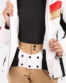 KILPI LIN-W Bílá dámská lyžařská bunda