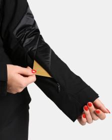 KILPI LIN-W Čierna dámska lyžiarska bunda
