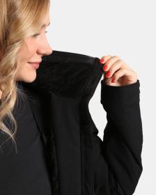 KILPI LIN-W Čierna dámska lyžiarska bunda