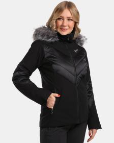 KILPI LIN-W Čierna dámska lyžiarska bunda