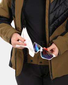 KILPI LIN-W Khaki dámska lyžiarska bunda