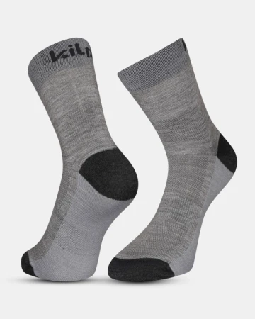 KILPI LIRIN-U Světle šedé unisex ponožky