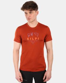 KILPI LISMAIN-M Hnědé pánské funkční tričko KILPI LISMAIN-M Hnědé pánské funkční tričko