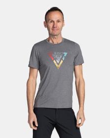 KILPI LISMAIN-M Tmavo šedé pánske tričko KILPI LISMAIN-M Tmavo šedé pánske tričko