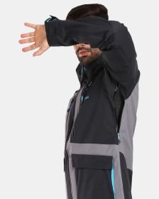 KILPI TD ARCHER-M Čierna pánska hardshellová bunda