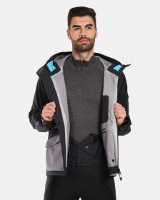 KILPI TD ARCHER-M Čierna pánska hardshellová bunda