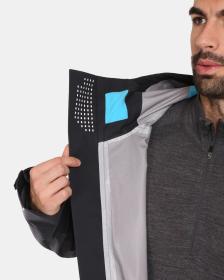 KILPI TD ARCHER-M Čierna pánska hardshellová bunda