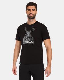 KILPI TD CALYPSO-M Čierne pánske tričko