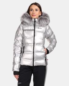 KILPI LTD SIRIUS-W Strieborná dámska zimná bunda