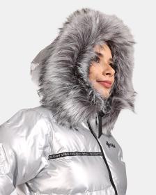 KILPI LTD SIRIUS-W Stříbrná dámská zimní bunda