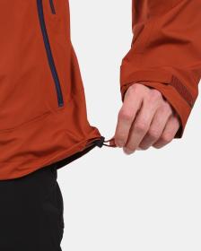 KILPI MAMBA-M Hnědá pánská hardshellová nepromokavá bunda