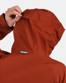 KILPI MAMBA-M Hnědá pánská hardshellová nepromokavá bunda