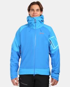 KILPI MAMBA-M Modrá pánska hardshellová nepremokavá bunda