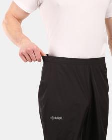 KILPI MAULES-M Černé pánské nepromokavé outdoorové kalhoty