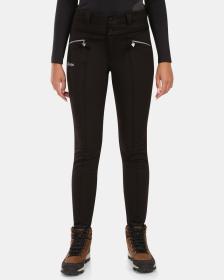 KILPI MAURA-W Čierne dámske lyžiarske softshellové nohavice