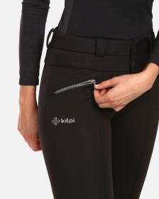 KILPI MAURA-W Čierne dámske softshellové nohavice