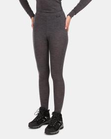 KILPI MAVORA BOTTOM-W Tmavě šedé dámské funkční termo kalhoty