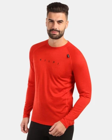 KILPI MAVORA TOP-M Červené pánské termo triko KILPI MAVORA TOP-M Červené pánské termo triko