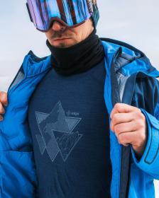 KILPI MAVORA TOP-M Tmavě modré pánské funkční triko