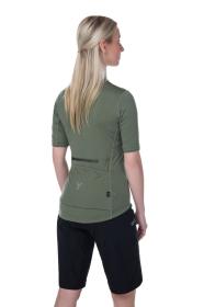Kilpi MEARIL-W khaki dámský cyklistický dres