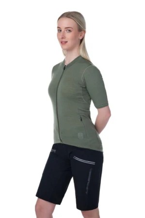 Kilpi MEARIL-W khaki dámský cyklistický dres Kilpi MEARIL-W khaki dámský cyklistický dres