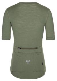 Kilpi MEARIL-W khaki dámský cyklistický dres